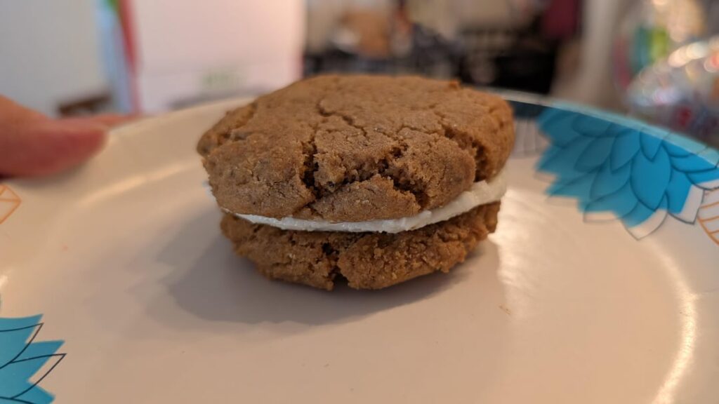 I never bake but wife does. So I attempted to surprise her for her birthday! Coffee Creme Cookies.