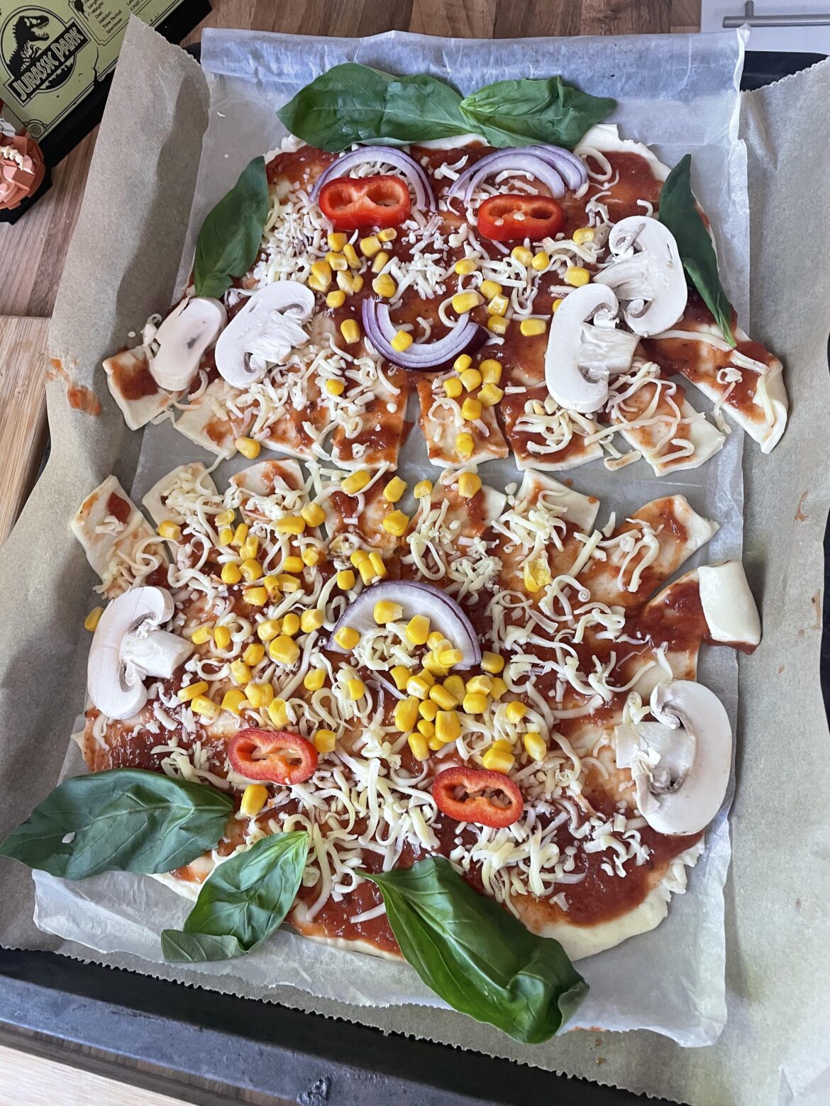 Pizza „Octopus“ for my kids lunch
