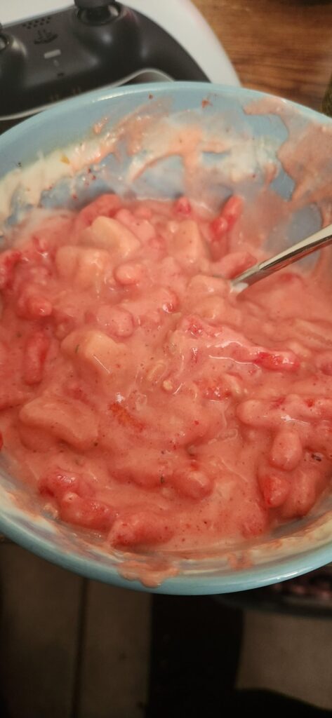 My boyfriend hates me mixing hot cheetos and clam chowder