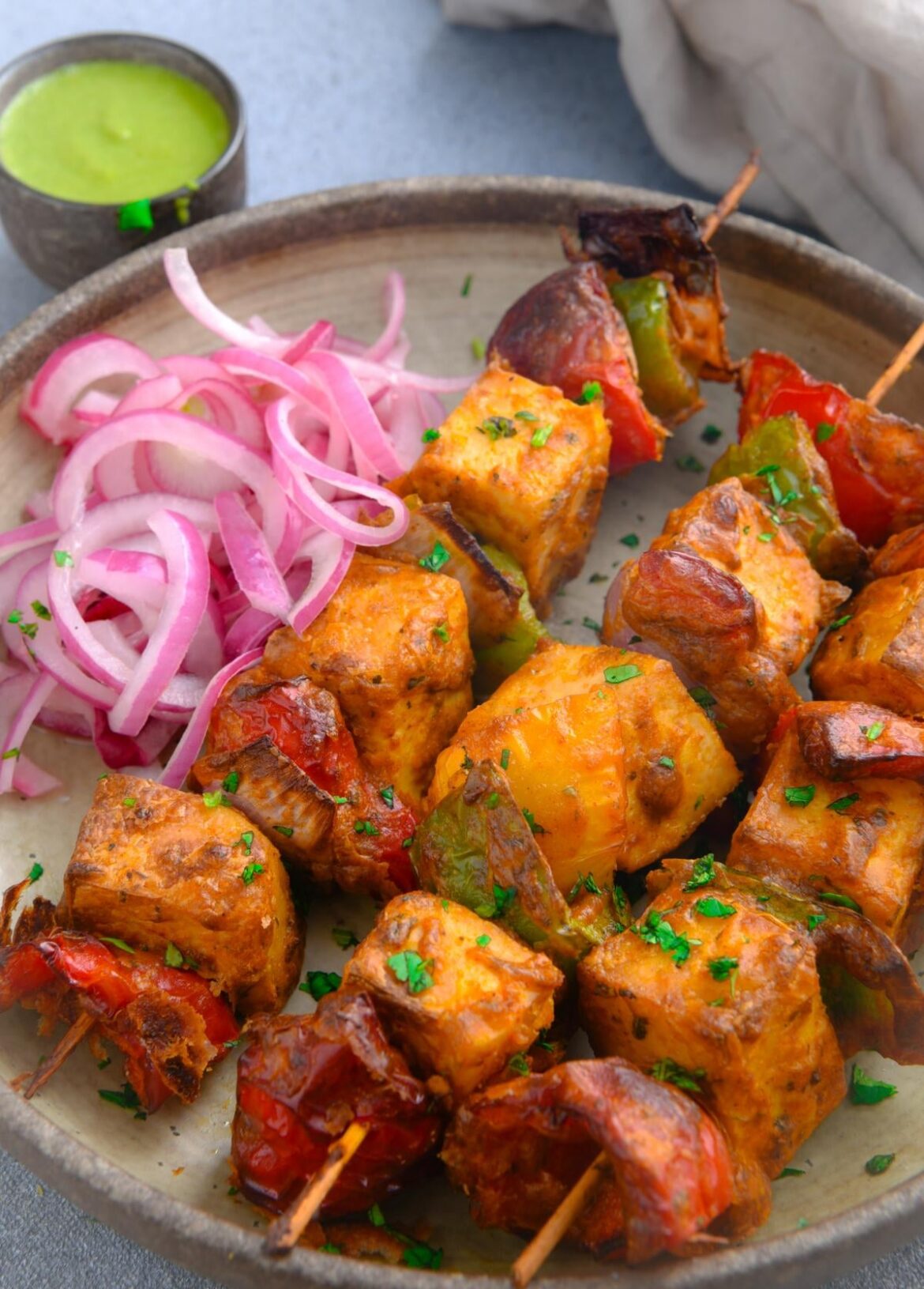 Easy Air Fryer tandoori Tofu Tikka
