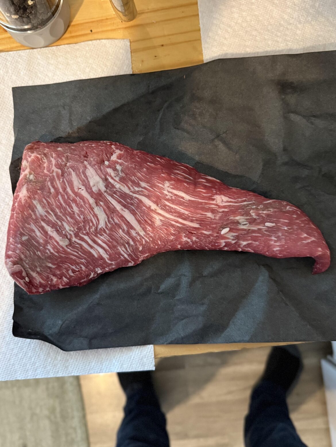 Never cooked tri-tip but saw this piece with what I think is insane marbling