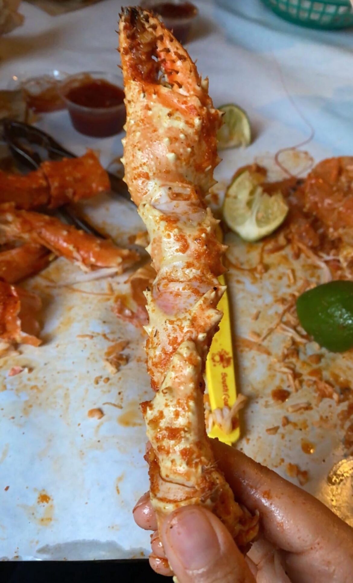 Delicious king crab 🦀