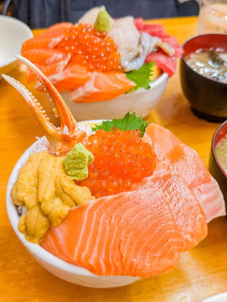 not exactly sushi, but the freshest hokkaido kaisendon…🤤