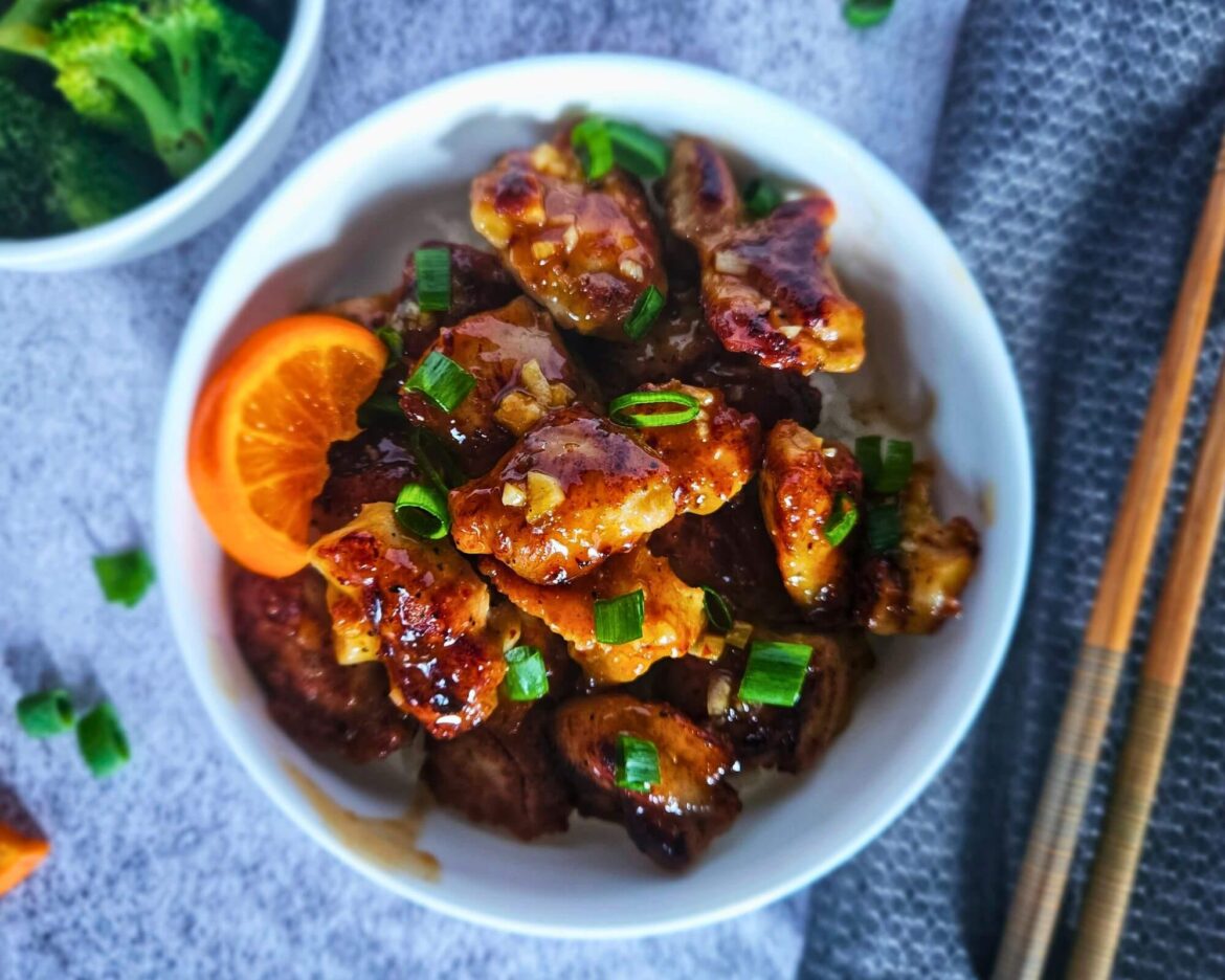 Easy Orange Chicken with a Sweet and Tangy Glaze