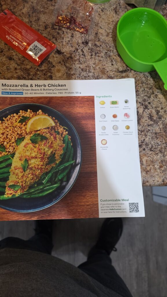 Where do the chili flakes go on this recipe?