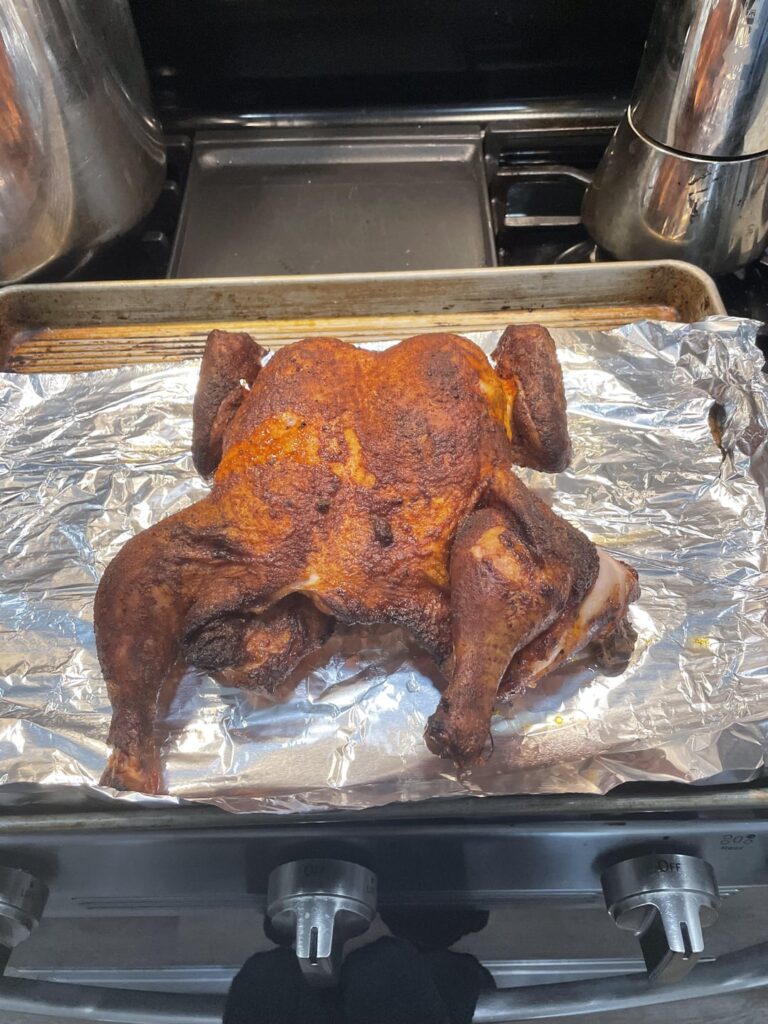 Smoked chicken salad sandwhich