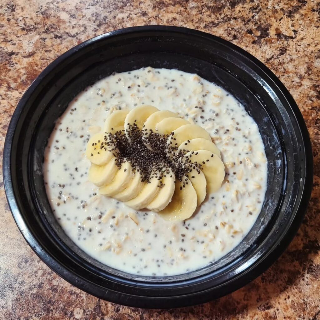 New protein oat and chia seed pudding recipe