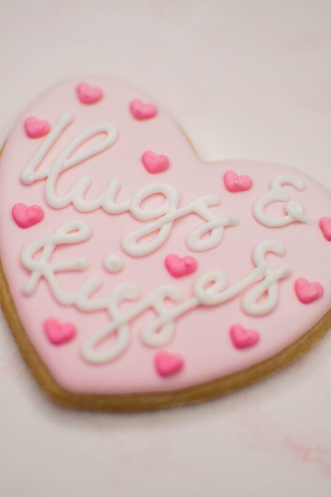 I made this cookie for Valentine's Day.