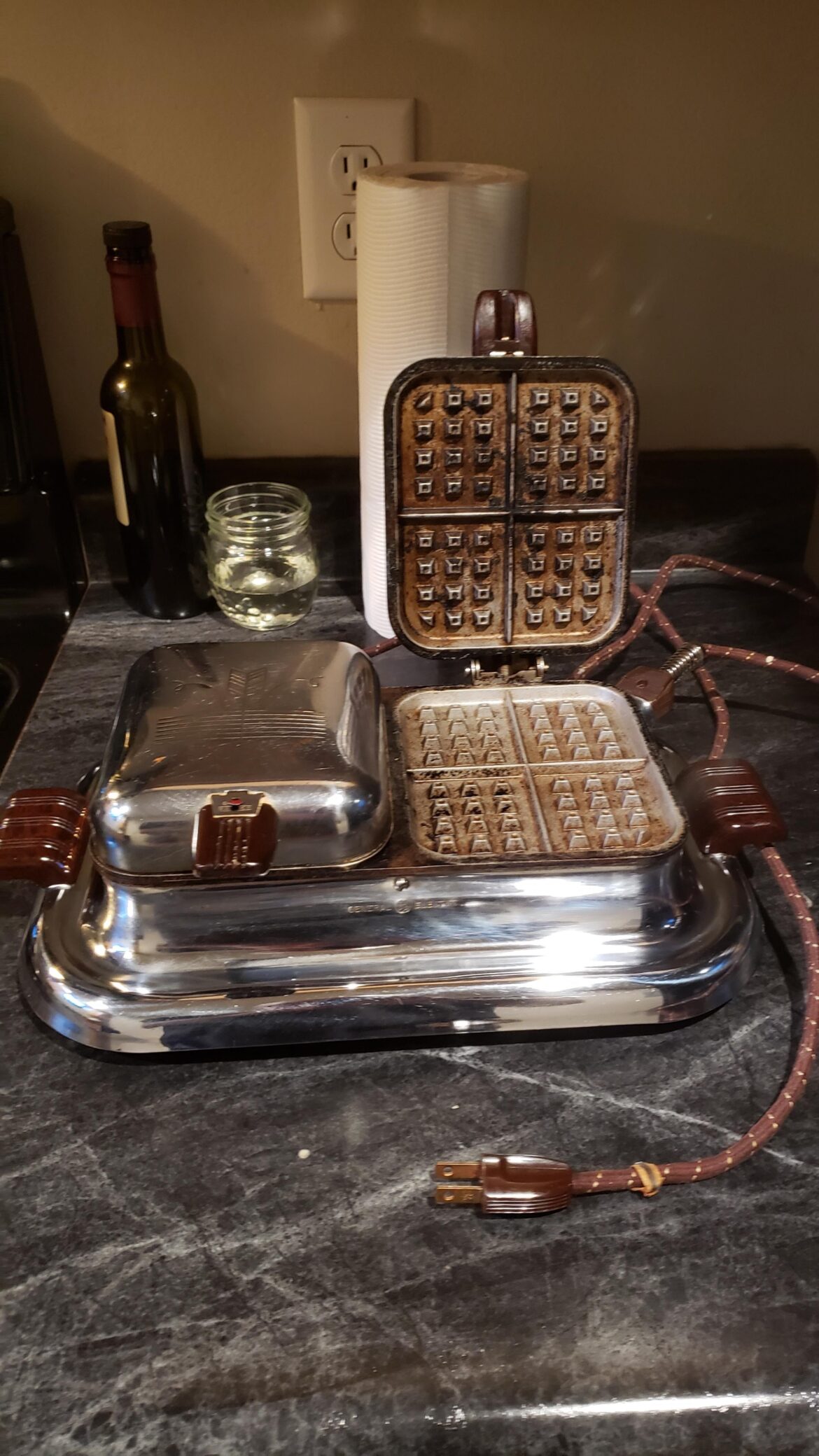 I offer to make sourdough waffles, and then you see me pull this out, wyd?