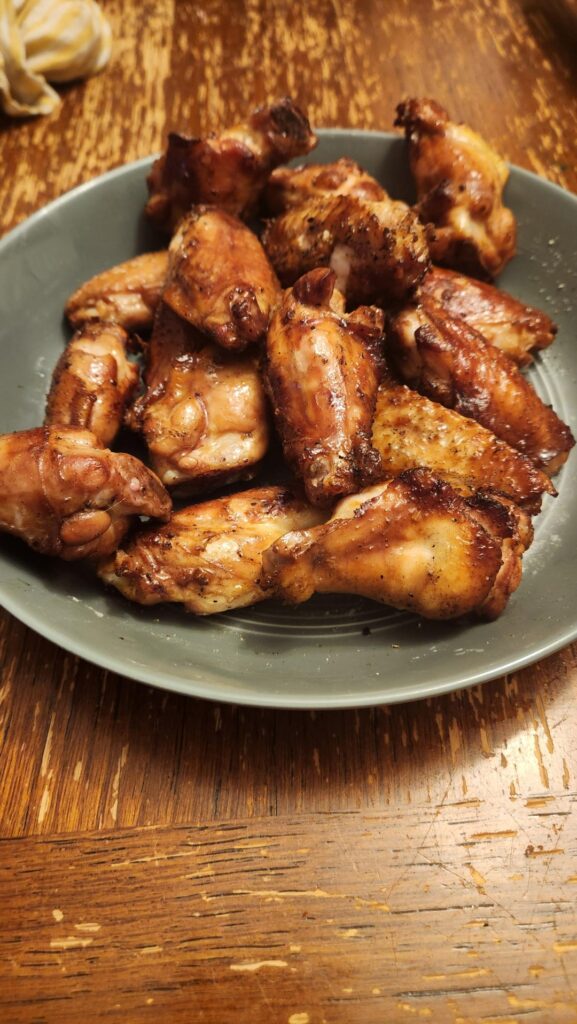 Grilled, soy sauce marinade