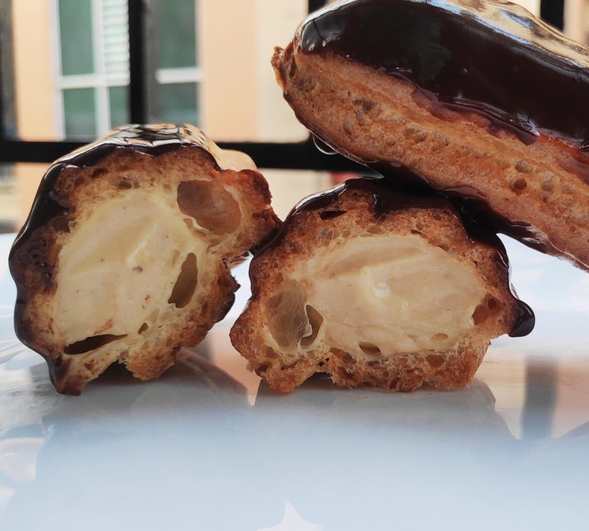 Homemade Eclairs.