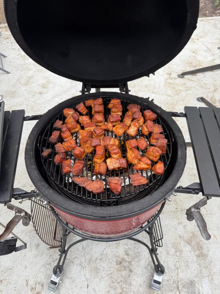 Kicked off the long weekend with pork belly burnt ends Kicked off the long weekend with pork belly burnt ends