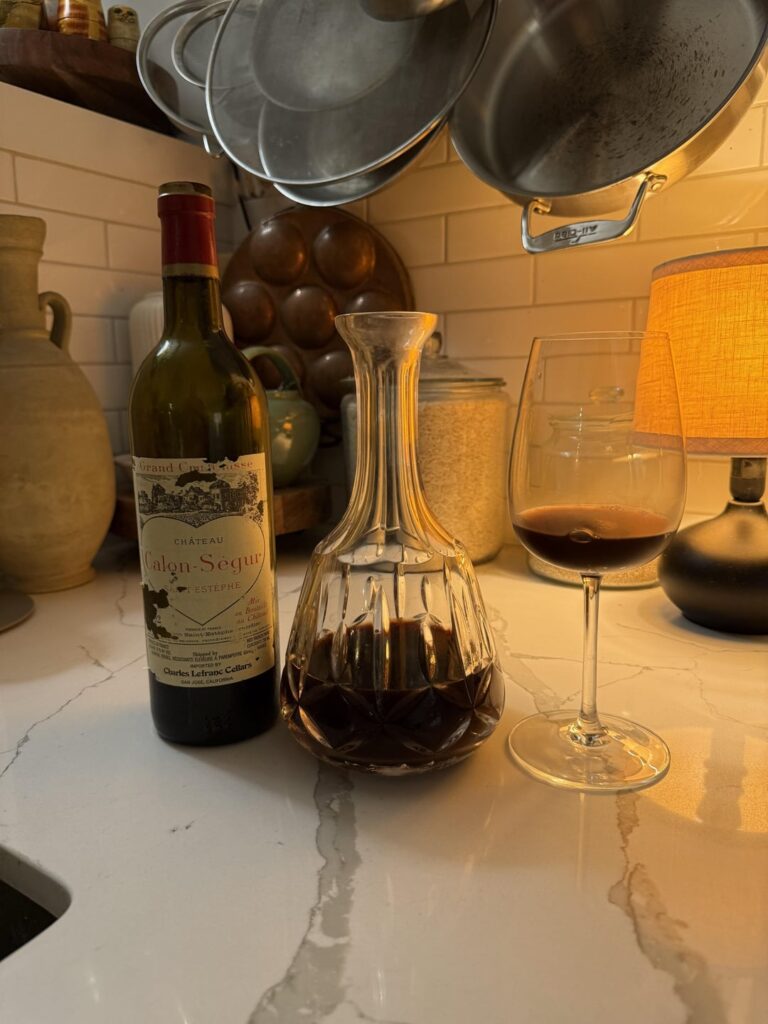1982 Calon Segur - what a wonderful surprise!
