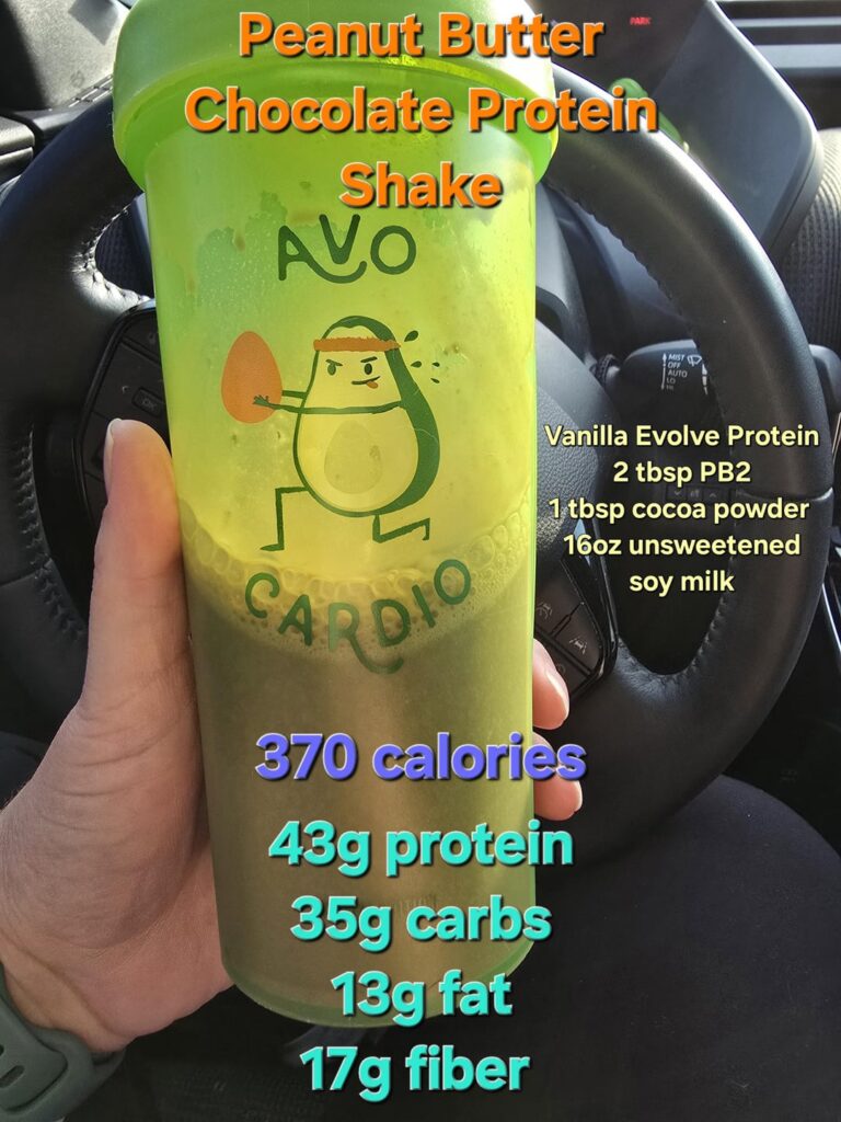 Favorite high fiber, high protein plant based protein shake