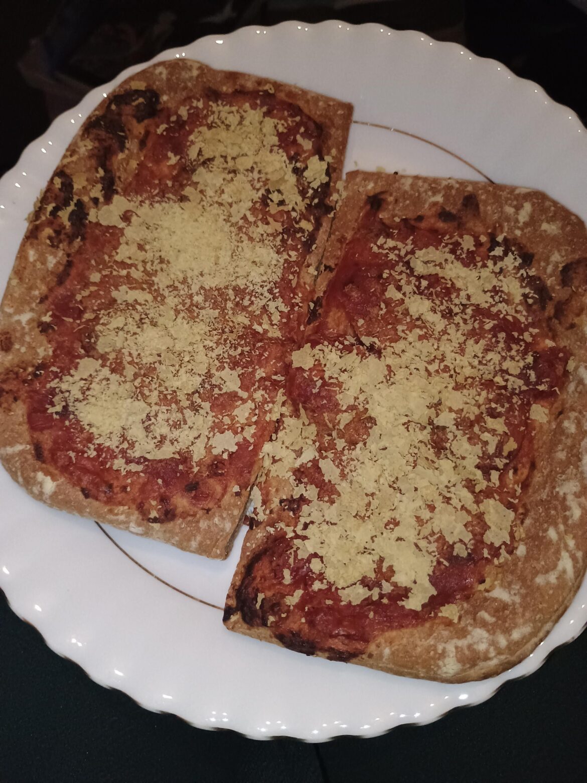 My first attempt at plant based pizza