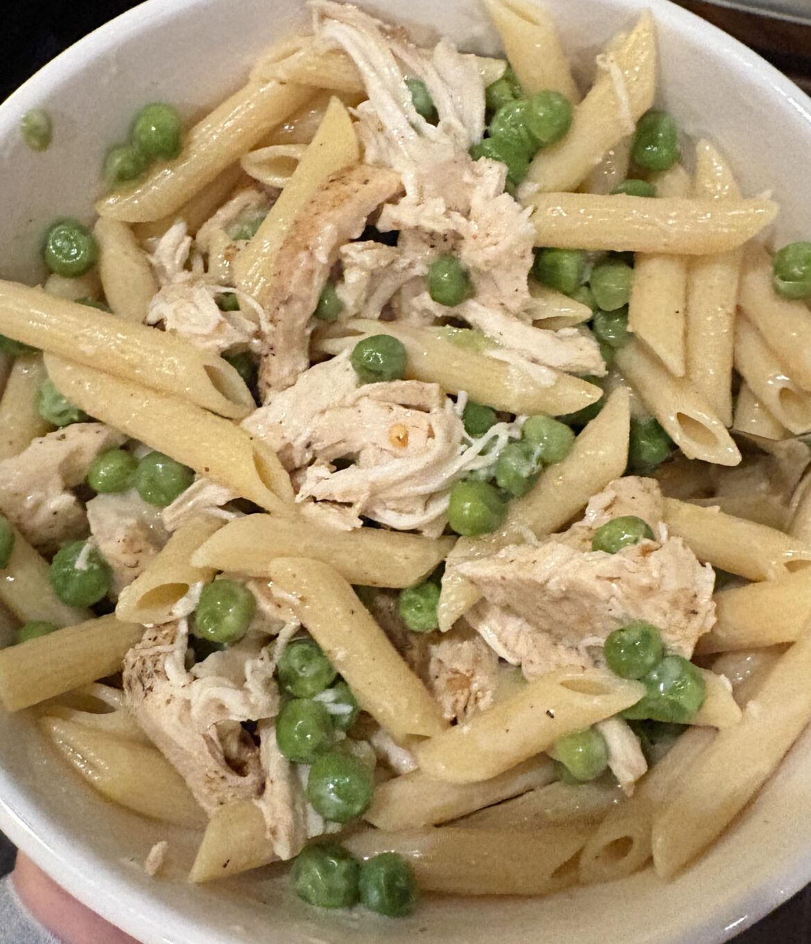 Lightened Up Creamy Chicken Pasta