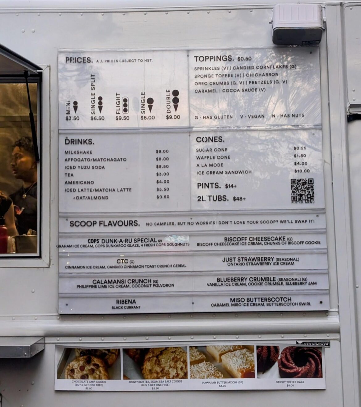 If you're at Big on Bloor today skip the churros and visit Ruru Baked for custard ice cream