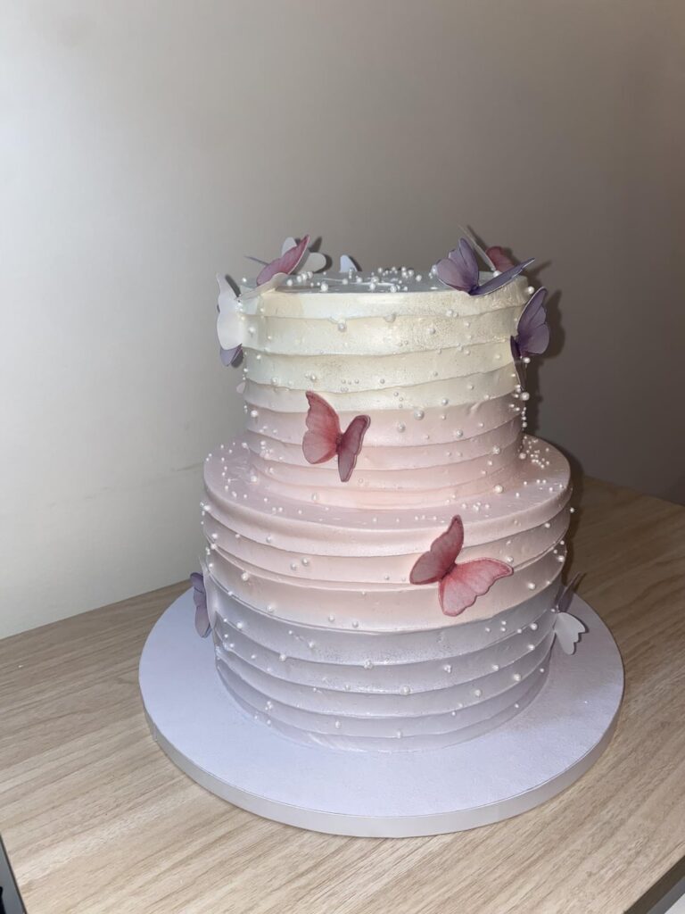 The baby shower theme was butterflies The baby shower theme was butterflies