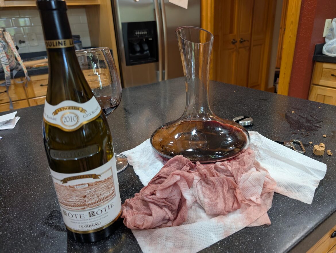 2010 E Guigal Cote Rotie La Mouline