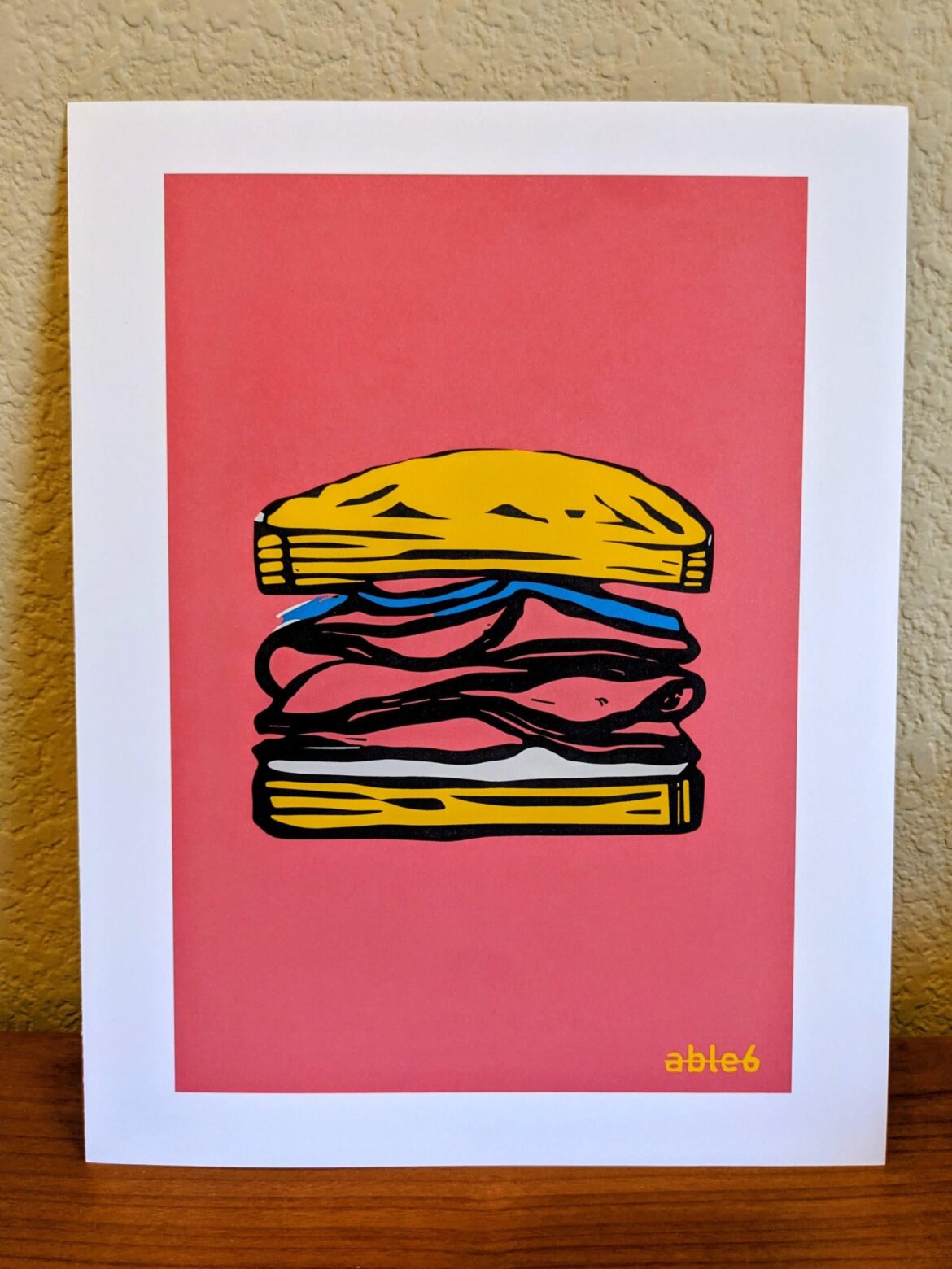 Pastrami sandwich, art I made