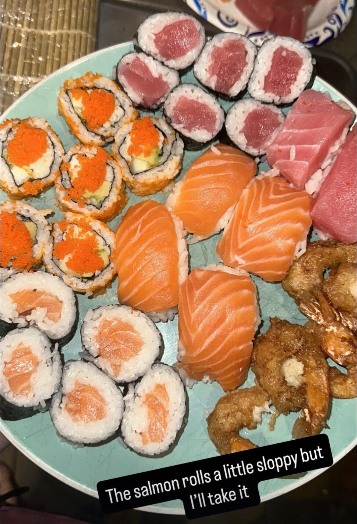 Like my second time making Nigiri. Bout to crush.