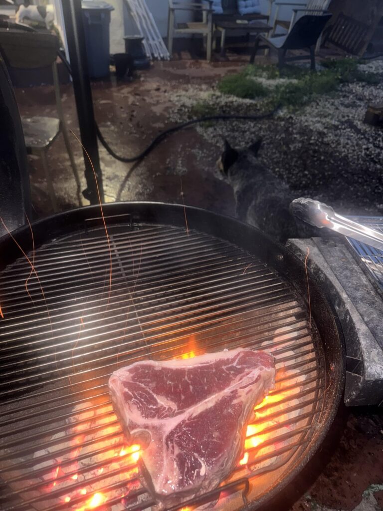 My wife and I like to throw down Saturday nights