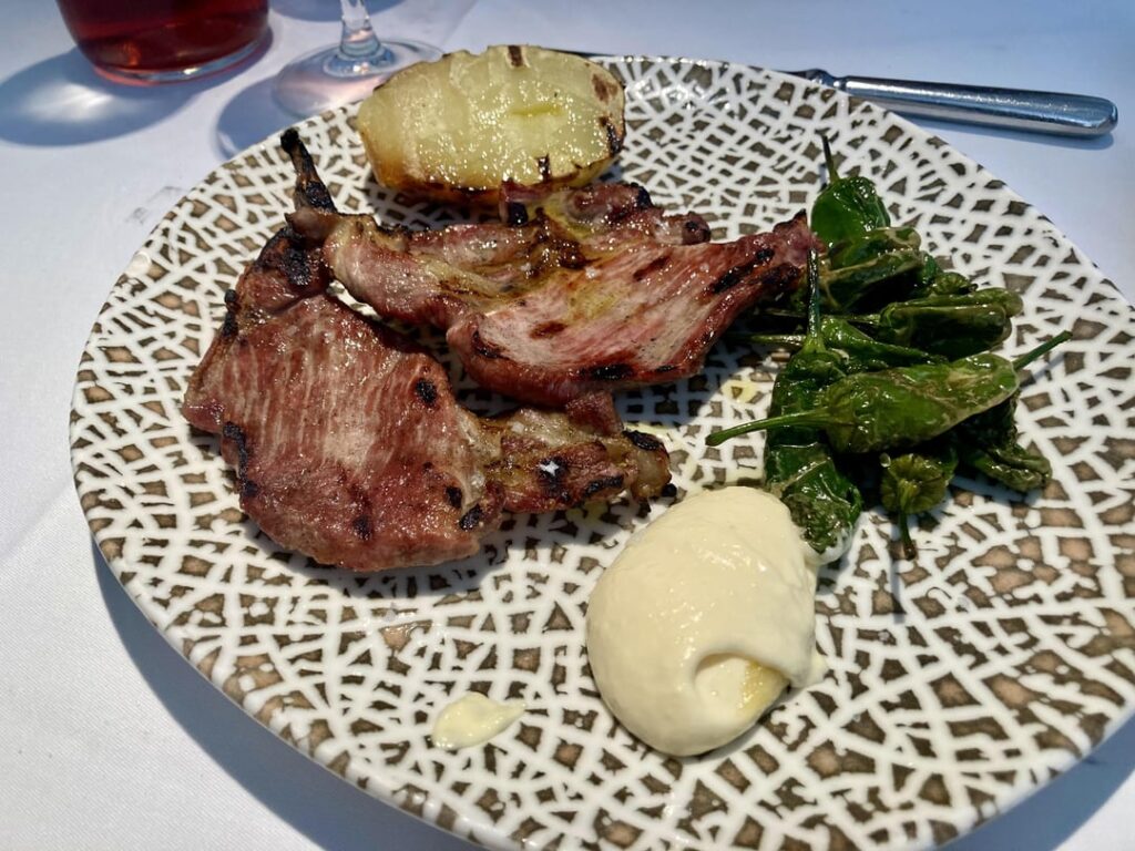 Lunch at “La Masia” La Bisbal, Spain