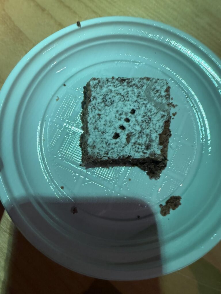 Calories in this home made brownie ? ate the whole thing and feel pretty guilty 🥲