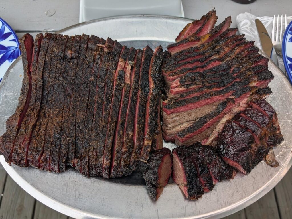 Brisket and ribs on the Gravity 560