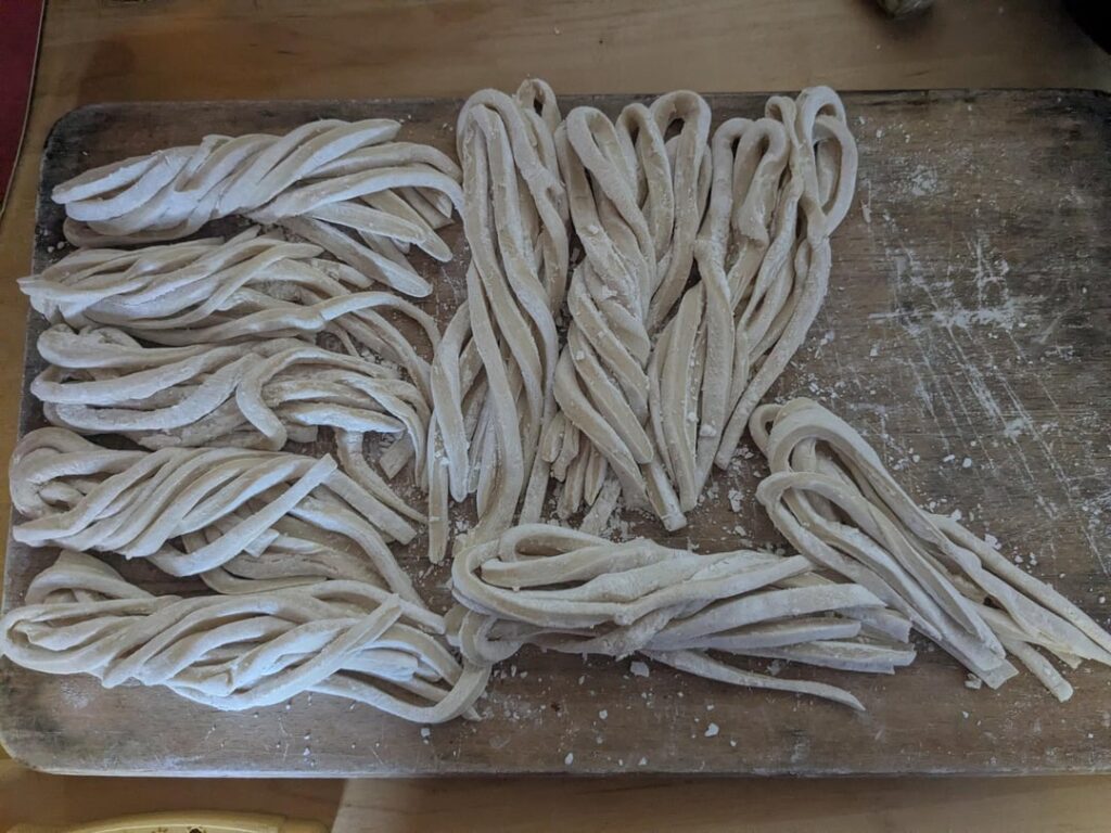 I made うどん (udon)