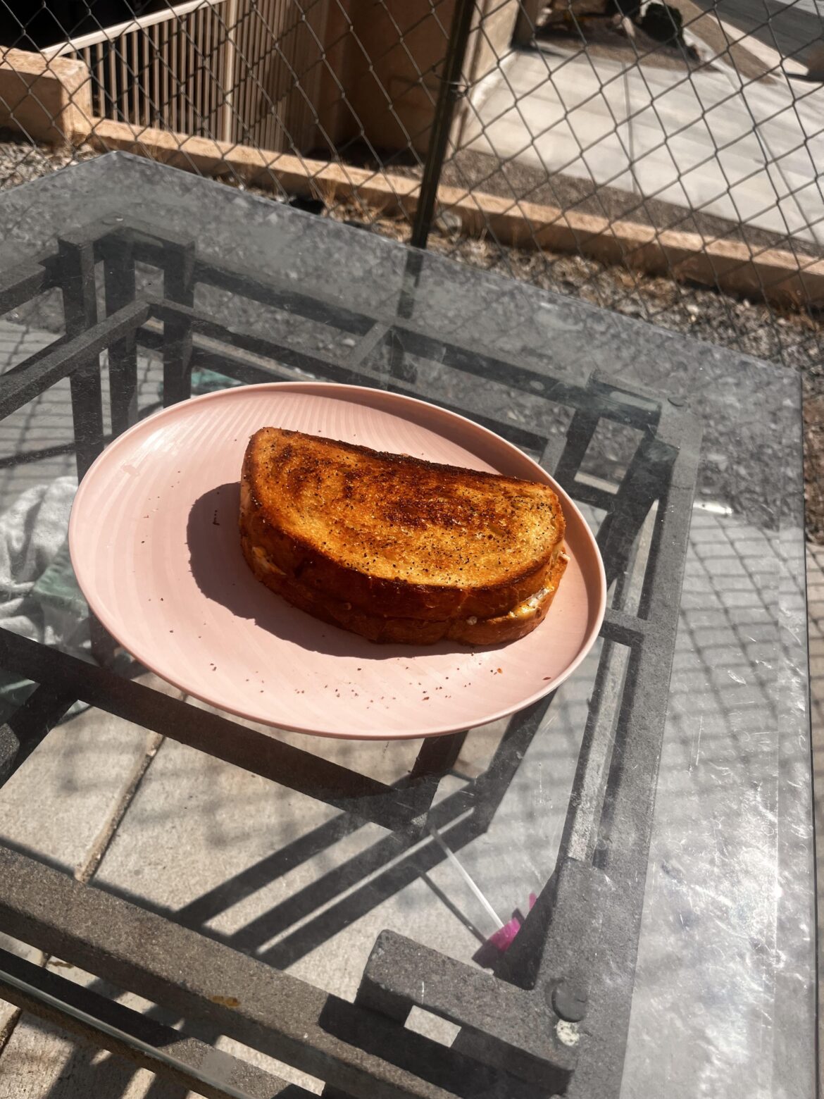 Just made the best grilled cheese of my life