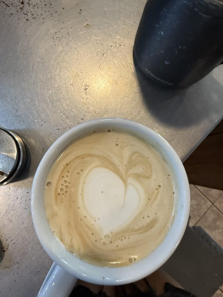 what's wrong with my latte art pours?