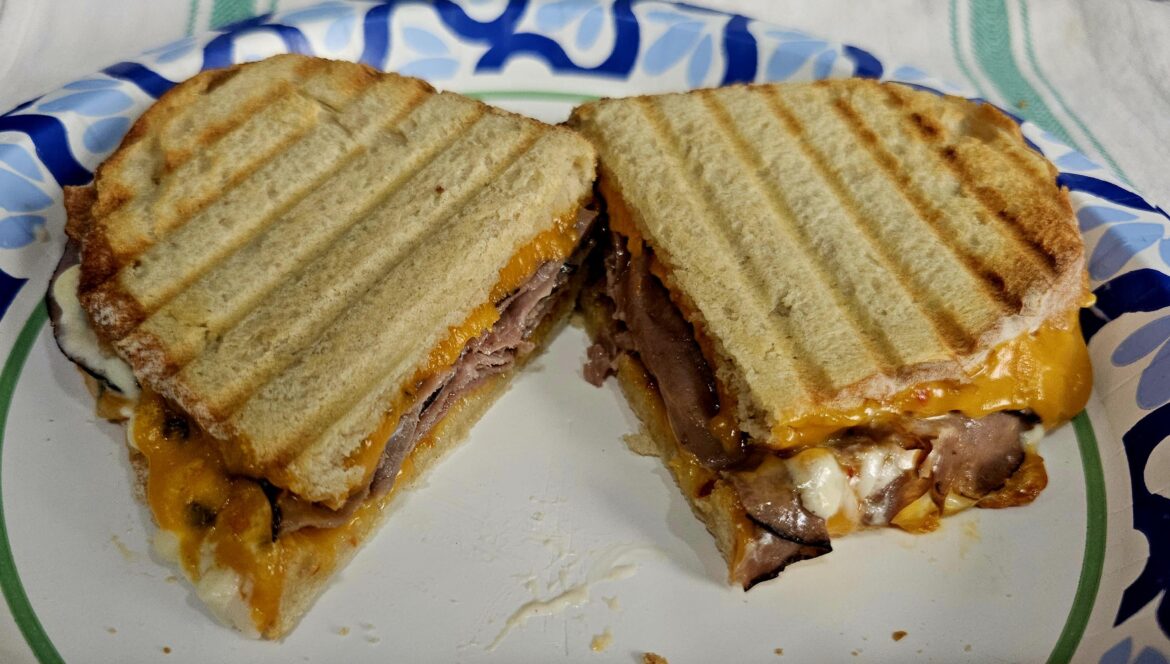 Roast beef melt