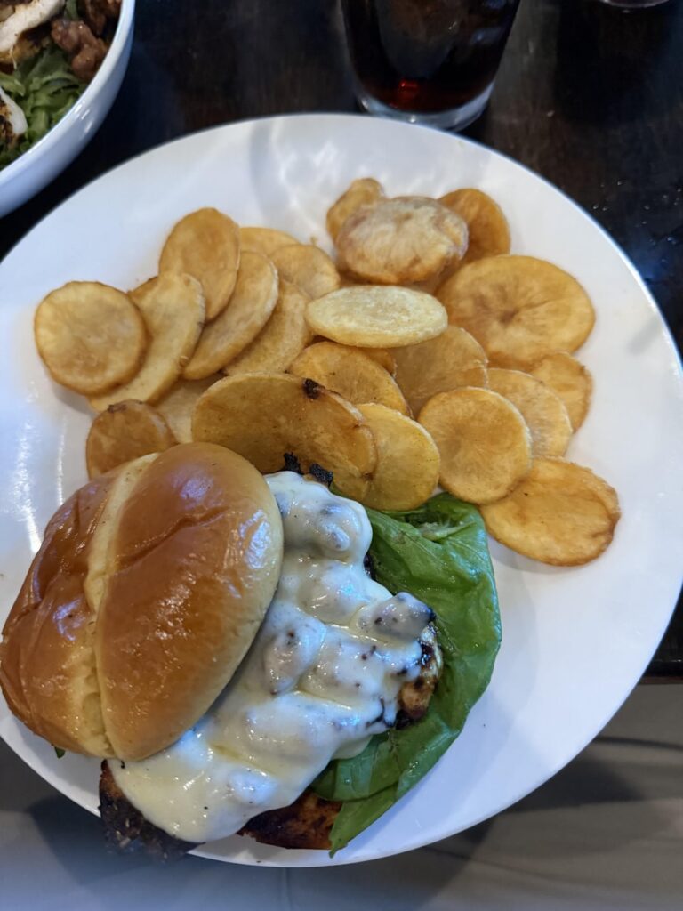 Blackened Chicken Sandwich  and Cottage Fries