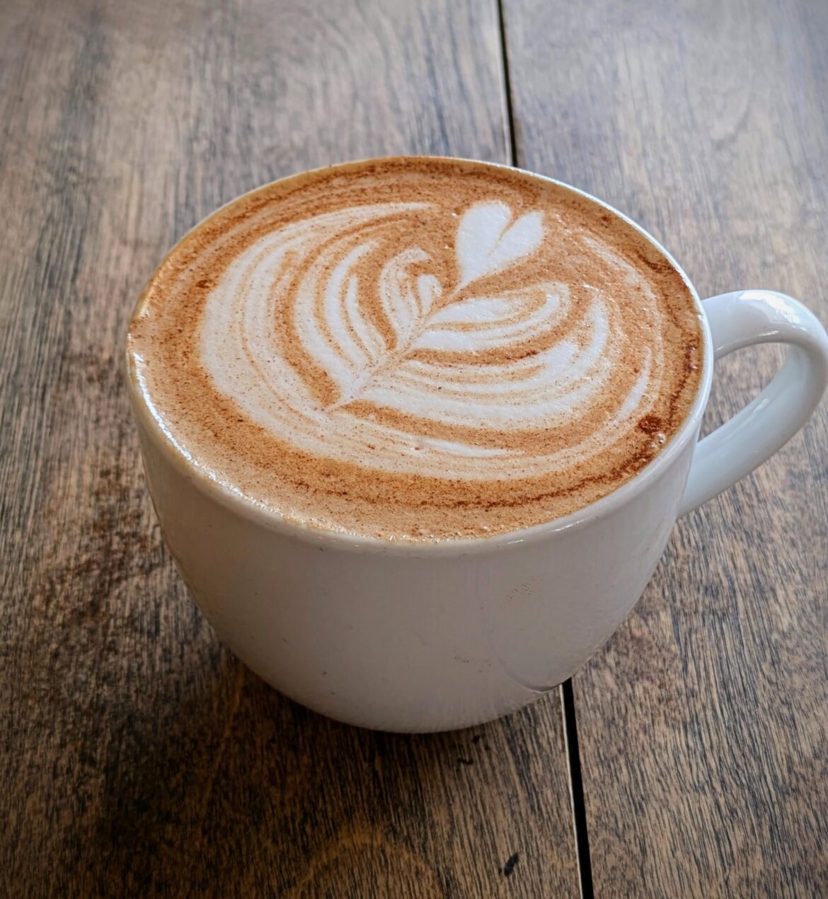 12oz spiced mocha 💪