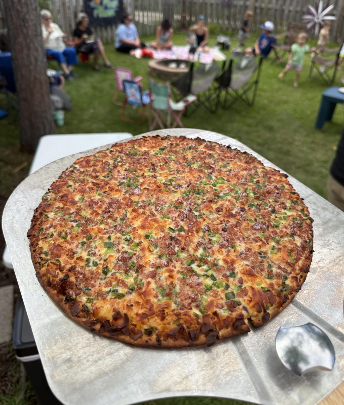 Jalepeno Popper Smoked Pizza