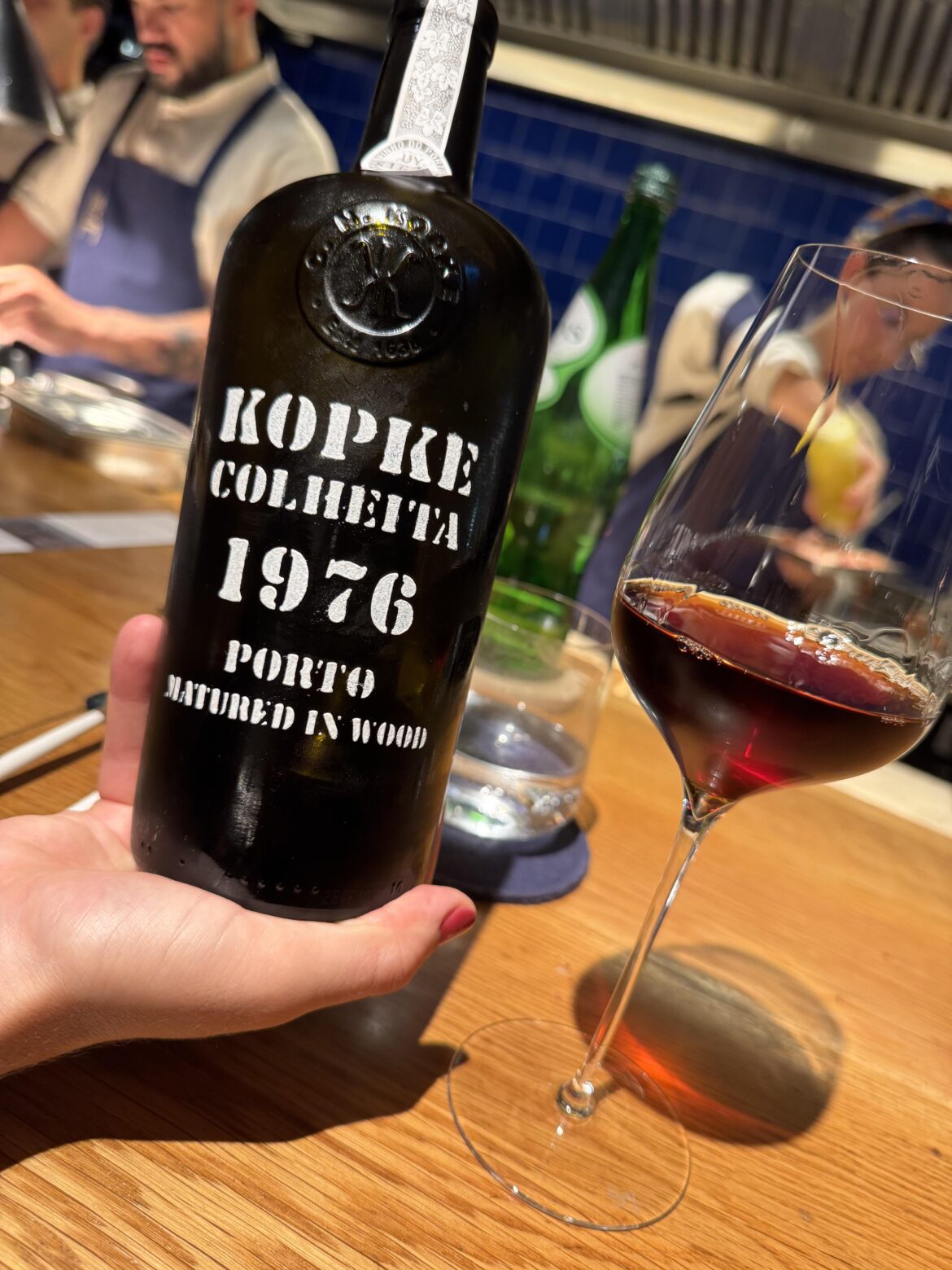 Got to have some vintage port in Lisbon last night