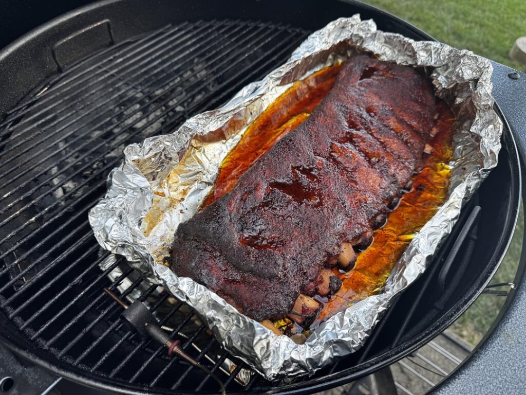 First smoke on the kettle! First smoke on the kettle!