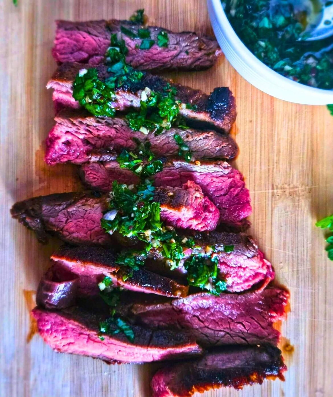Marinated Flank Steak with Chimichurri