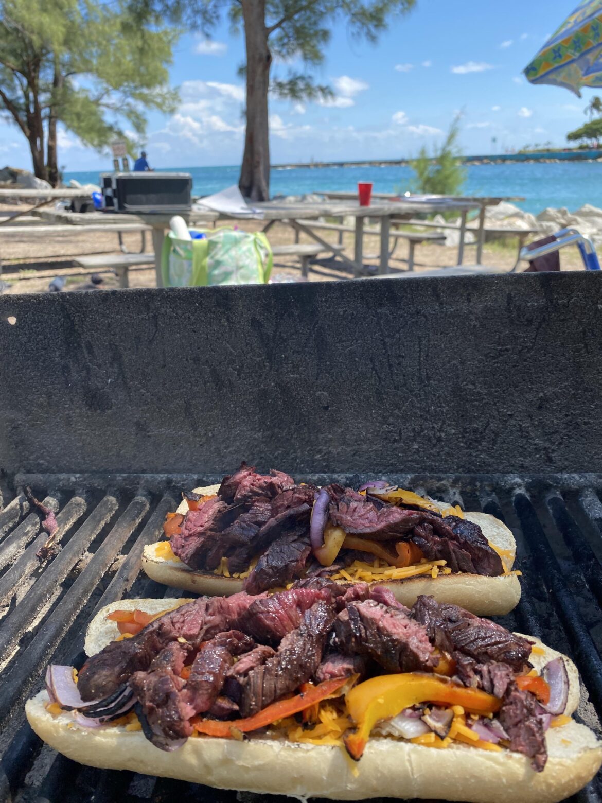 Steak sandwich oceanside