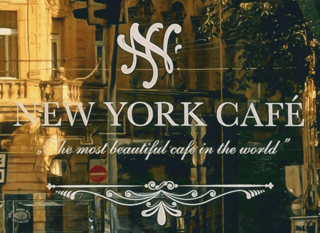 24 carat gold coffee at the New York Cafe in Budapest ; an OC stylized photo series