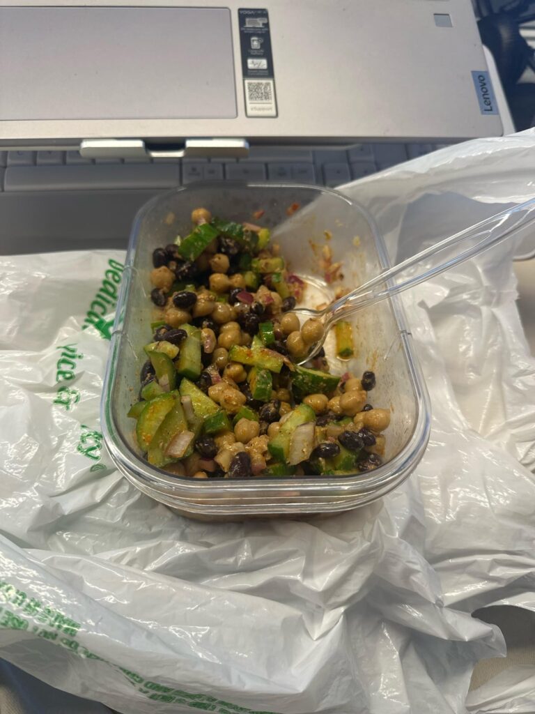 Dense bean salad