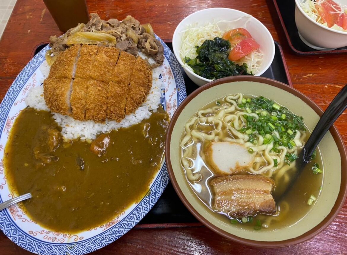 20min from my base in naha. $1000 $6 for this value meal!!! i feel so blessed