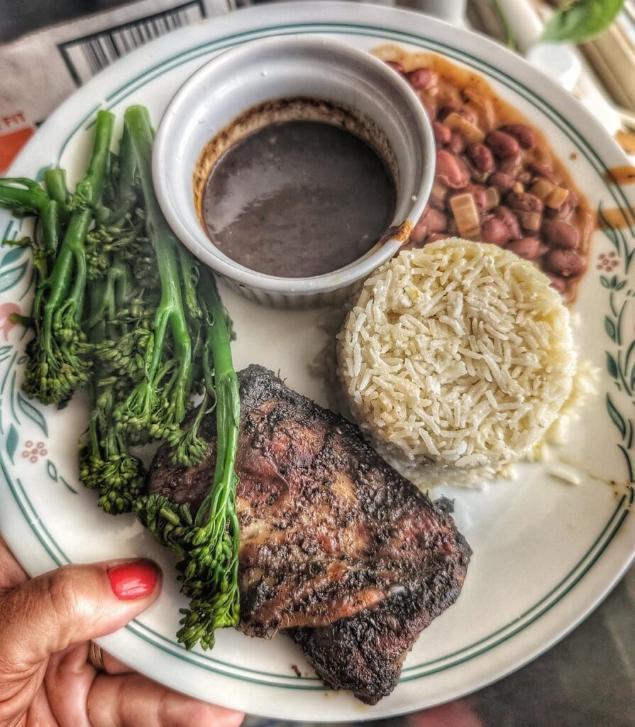 [homemade] Jerk Chicken Americana with a jerk barbecue sauce