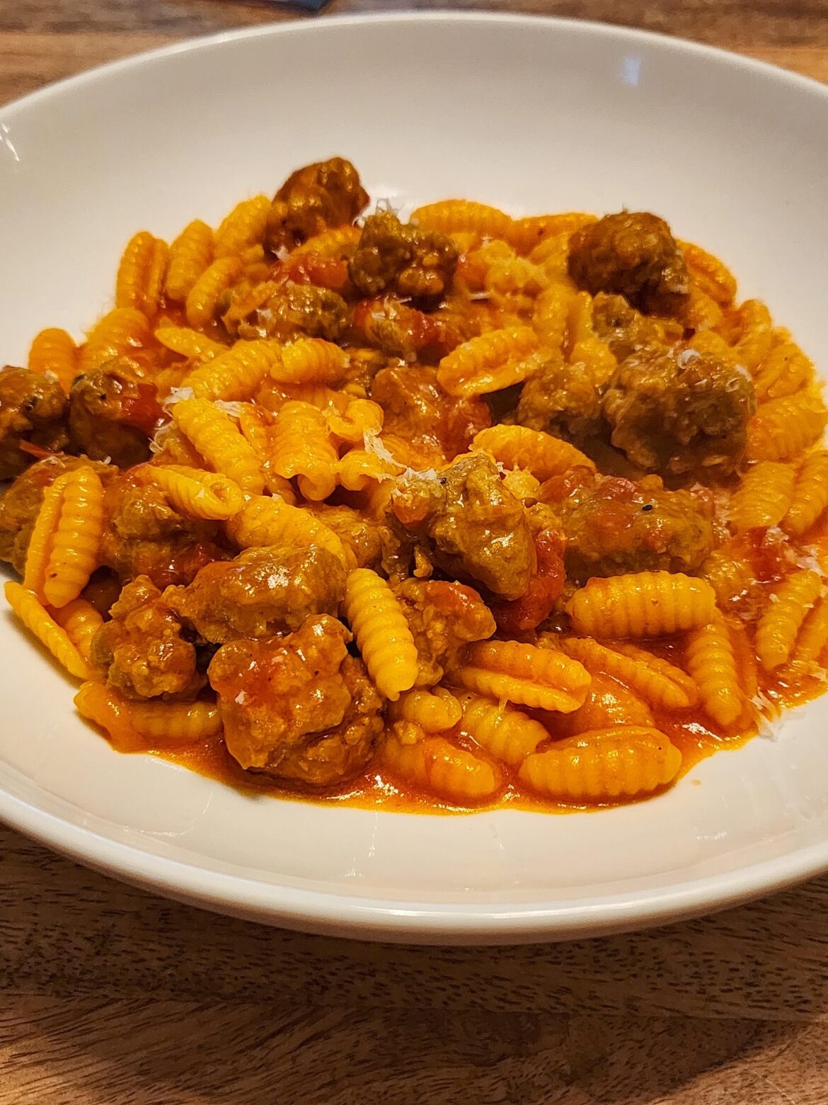 Saffron malloreddus alla Campidanese