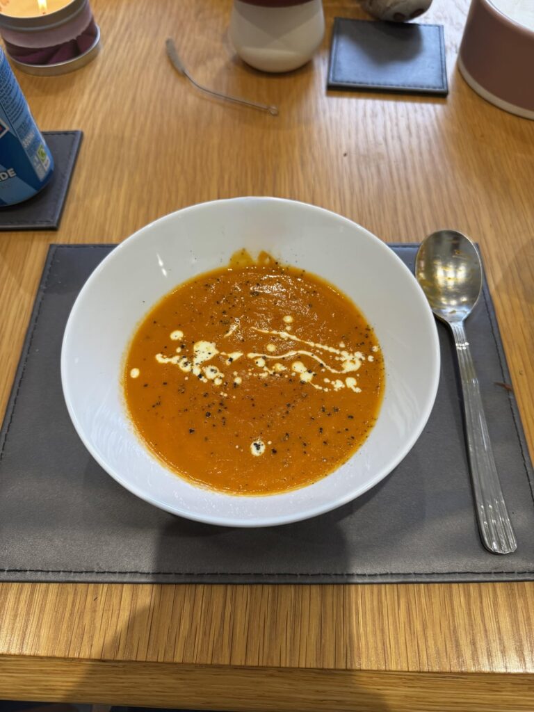 First time doing a fully home grown tomato soup in First time doing a fully home grown tomato soup in
