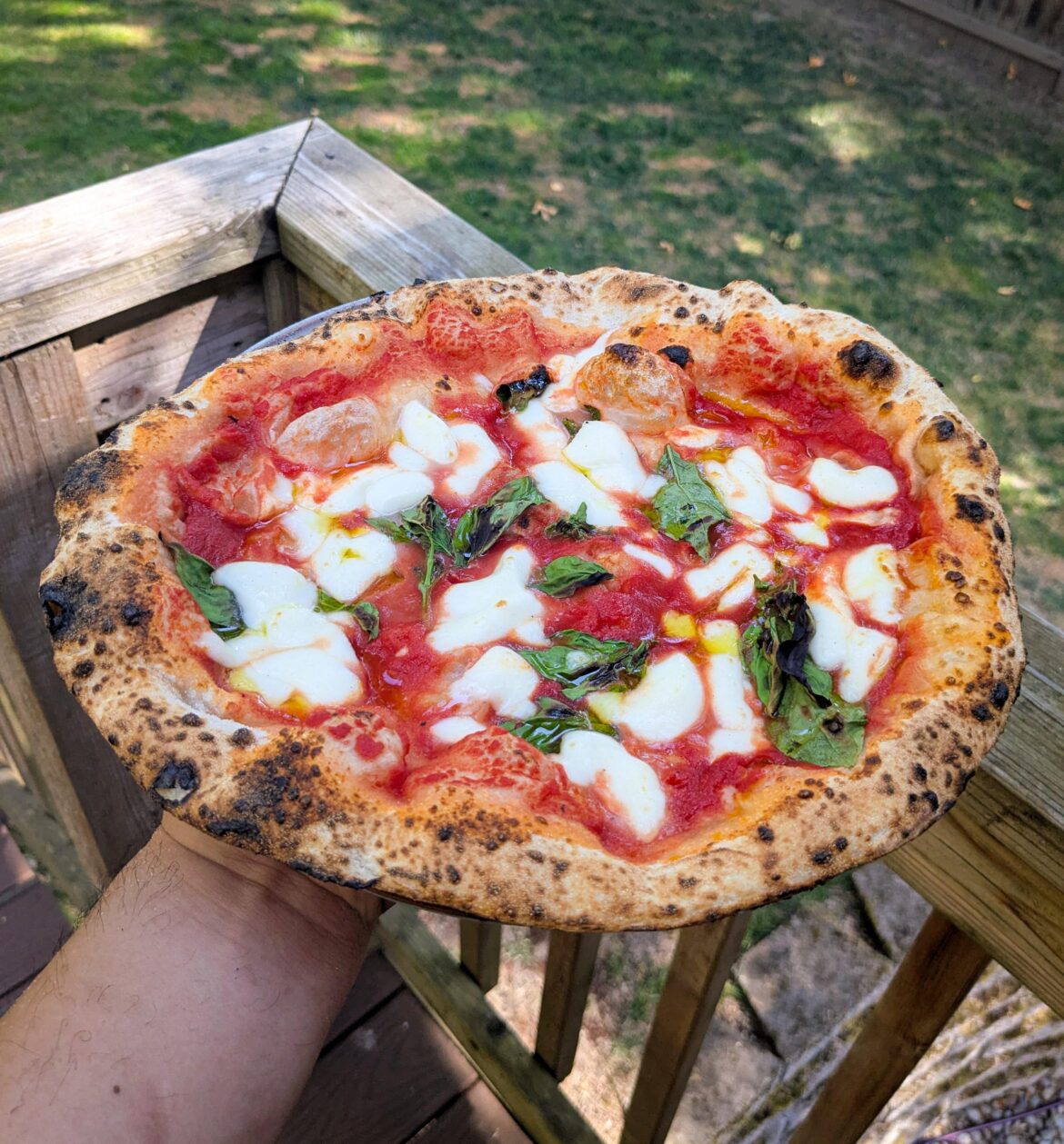 [Homemade] Margherita pizza