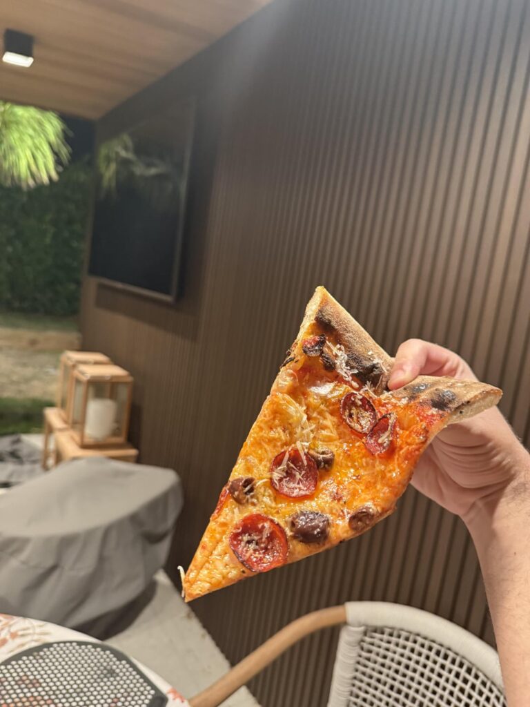 100% leavened 100% biga preferment pizza 👀