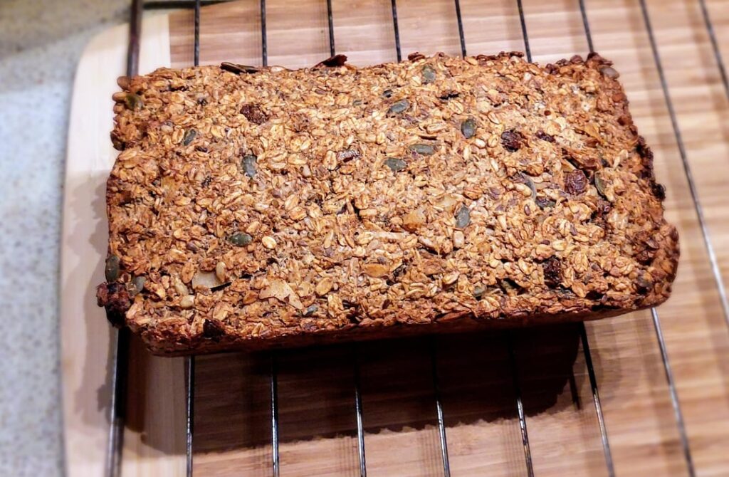 I made the oaten bread!