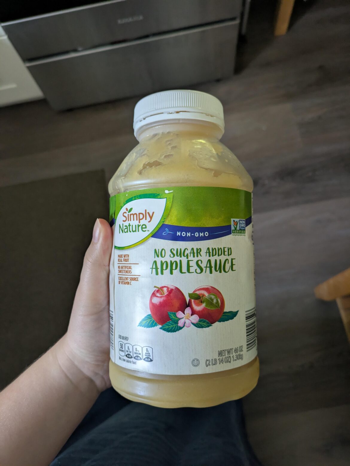 Honestly, applesauce is such an underrated snack for MD
